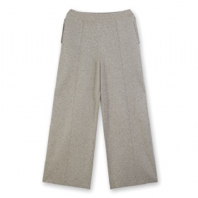 Solid color cashmere casual pants