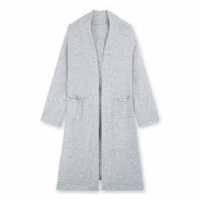 Woolen long cashmere jacket, classic, fashionable, elegant, and business oriented