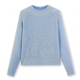 Womens Pure Cashmere Half Turtleneck Pullover – Youth Rhythm · Pure Azure