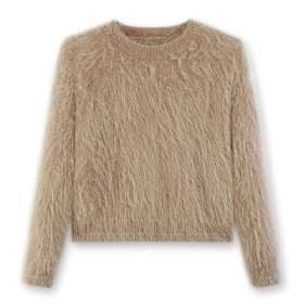 Brushed Cashmere Crewneck Pullover – Khaki · The Brushed Reserve