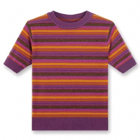 Melody Stripes Tee – Lavender Mix · Velvet Series